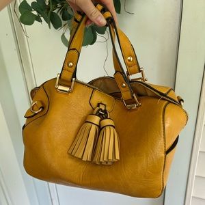 Vegan leather small handbag